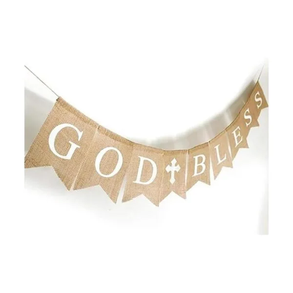 CHRORINE Kit de pancarta de God Bless para la primera