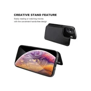 ONETOP Compatible con iPhone 12 Mini Funda tipo billetera_5