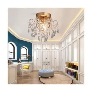 QS Mini lámpara de techo de cristal pequeña lámpara de_3