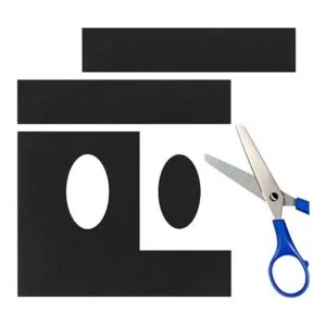 AConnet 80 hojas de papel de espuma EVA color negro 8.0