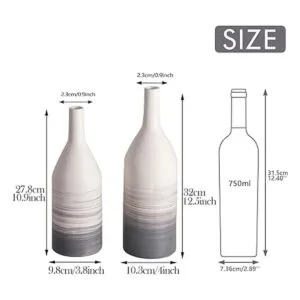 TERESAS COLLECTIONS Moderno jarrón de cerámica para_5