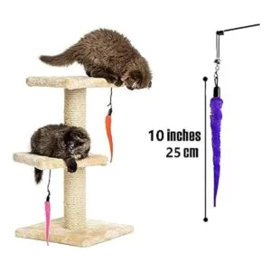 LASOCUHOO Juguetes para gatos 10 paquetes de repuesto_4