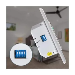 Eogifee Ventilador de techo universal con control de pared