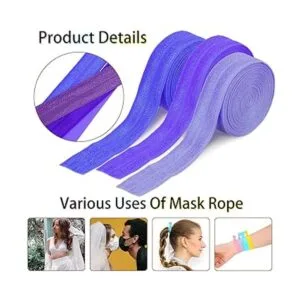 40 yardas plegables elásticas de color sólido 40_5