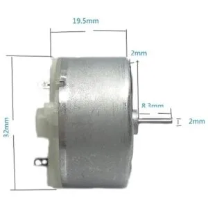 2PCS DC3.0V12V eléctrico Micro Motor6V2700RPM RF500TB12560