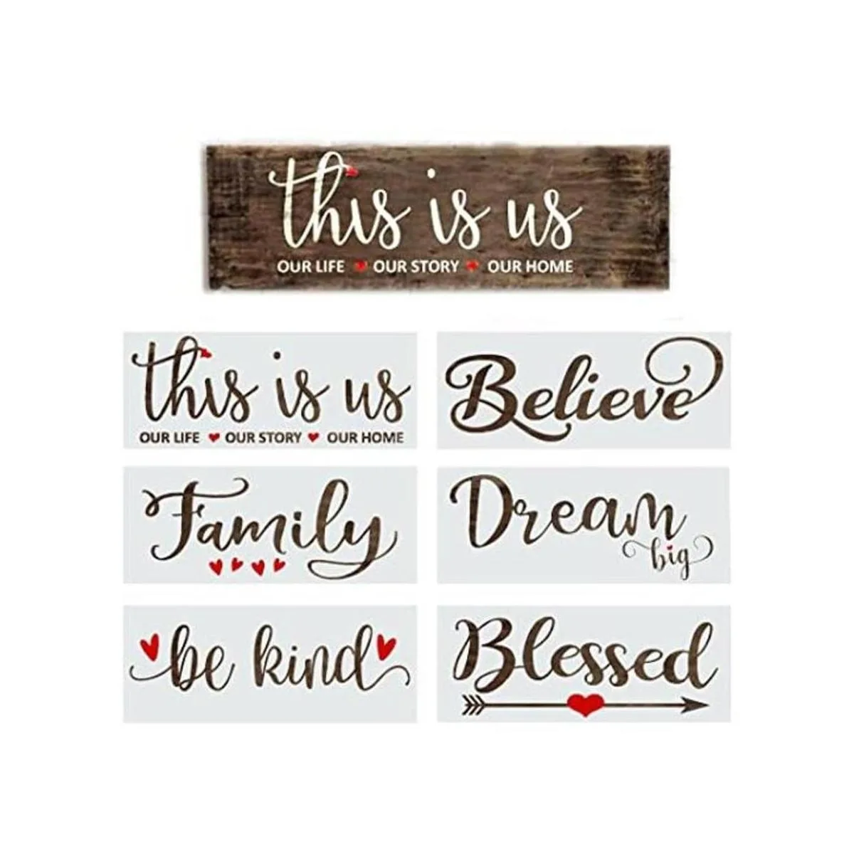 Plantillas para pintar sobre madera reutilizables 6_1