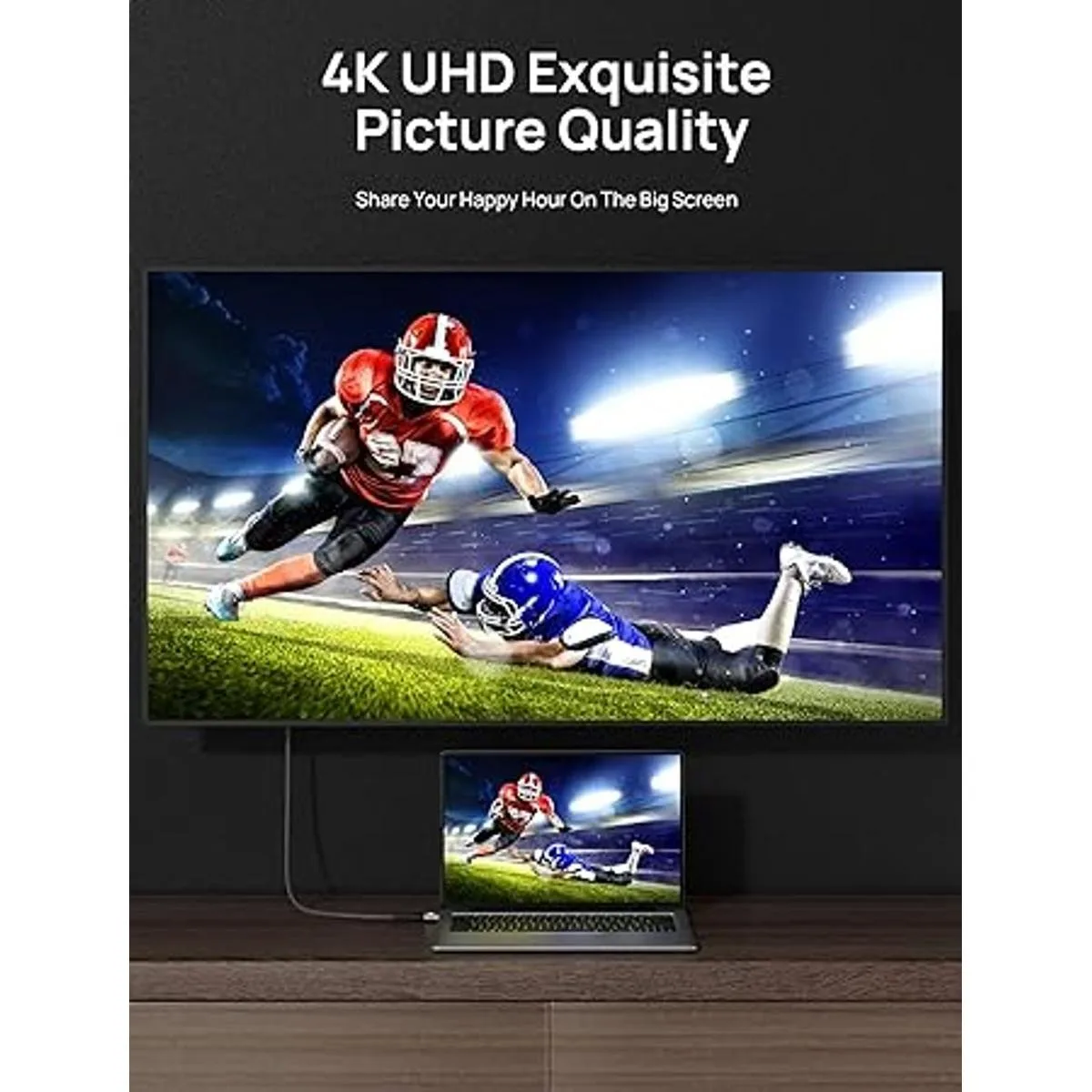 Cable mini HDMI a HDMI de 6 pies JSAUX carcasa de_3