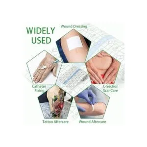 Rollo de vendaje para cuidado posterior de tatuajes 6 x 2_5