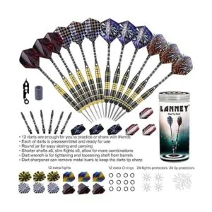 Darts Juego de puntas de metal para dardos profesionales_5