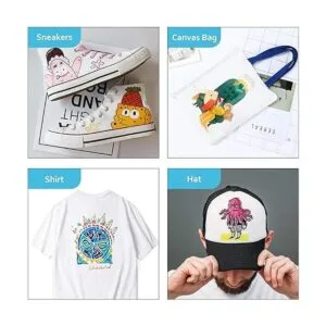 Lelix Marcadores de tela bolígrafos de tela permanentes_4