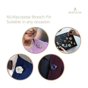 BEADNOVA Broche trasero con pasador de barra broche_5