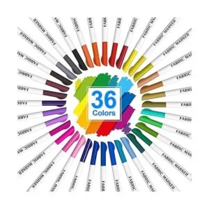 Lelix Marcadores de tela bolígrafos de tela permanentes_2