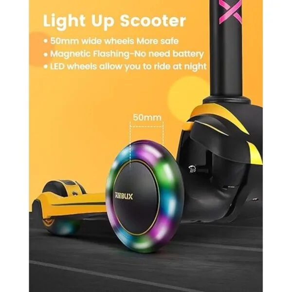 TONBUX Scooter para niños de 3 a 12 años scooter para_3