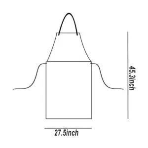 Delantal de plástico impermeable de PVC transparente te_4