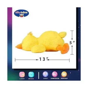 Glow Guards Peluche de pato amarillo con luz musical de 12_3