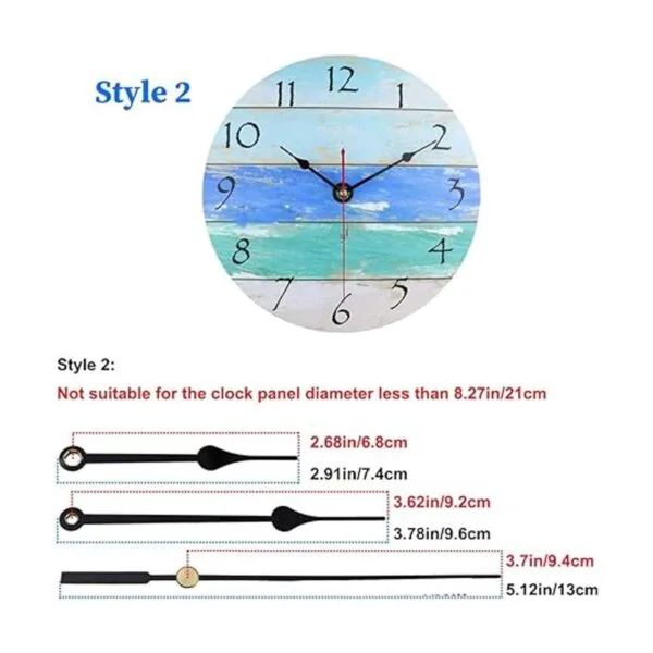 Mecanismo de movimiento de reloj de pared de 1.220 in de