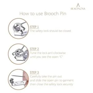 BEADNOVA Broche trasero con pasador de barra broche_6