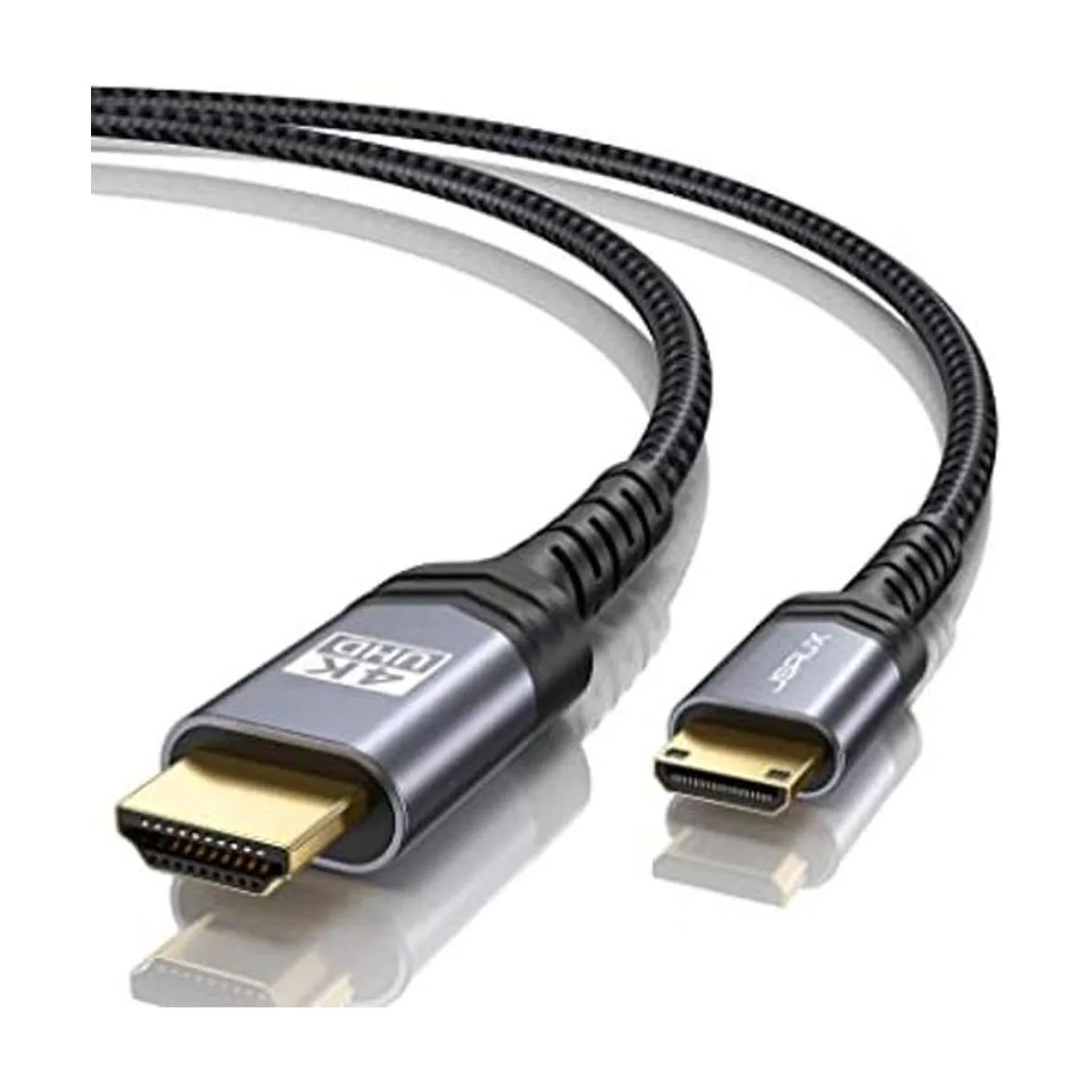 Cable mini HDMI a HDMI de 6 pies JSAUX carcasa de_1