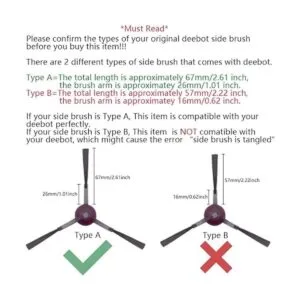 Neutop Accesorios de repuesto compatibles con Ecovacs