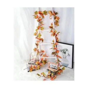 Paquete de 2 guirnaldas de otoño de hoja de arce 6.5