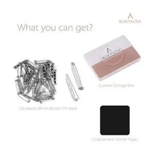 BEADNOVA Broche trasero con pasador de barra broche_4