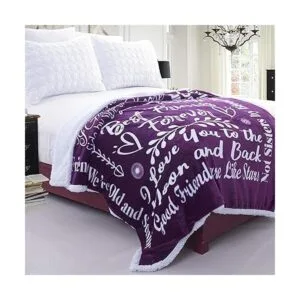 Manta de regalo de cumpleaños para mejores amigas lujosa