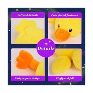 Glow Guards Peluche de pato amarillo con luz musical de 12_4