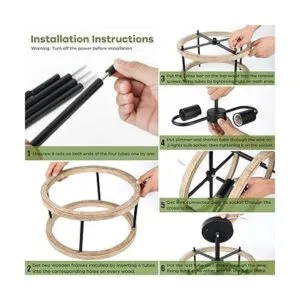 Lámpara de techo retro de 2 luces con montura semi