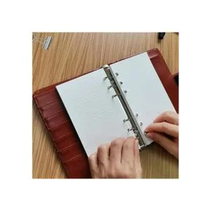 Papel de repuesto A6 100 hojas de papel forrado 6_5