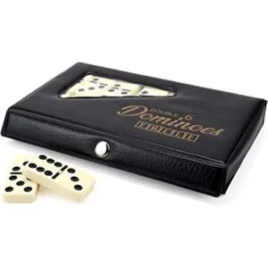 Juego de dominó. Juego clásico de 28 piezas doble seis_1