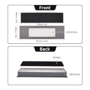 Neutop Accesorios de repuesto compatibles con Ecovacs