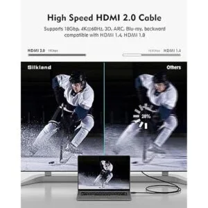 Cable HDMI ARC 4K para barra de sonido de 6.6 pies cable_3