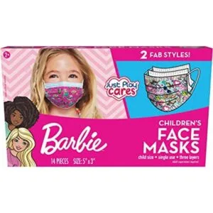 Just Play Máscara facial infantil de un solo uso Barbie_1