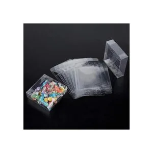 BENECREAT 30 cajas transparentes de regalo de boda de 4 x_3