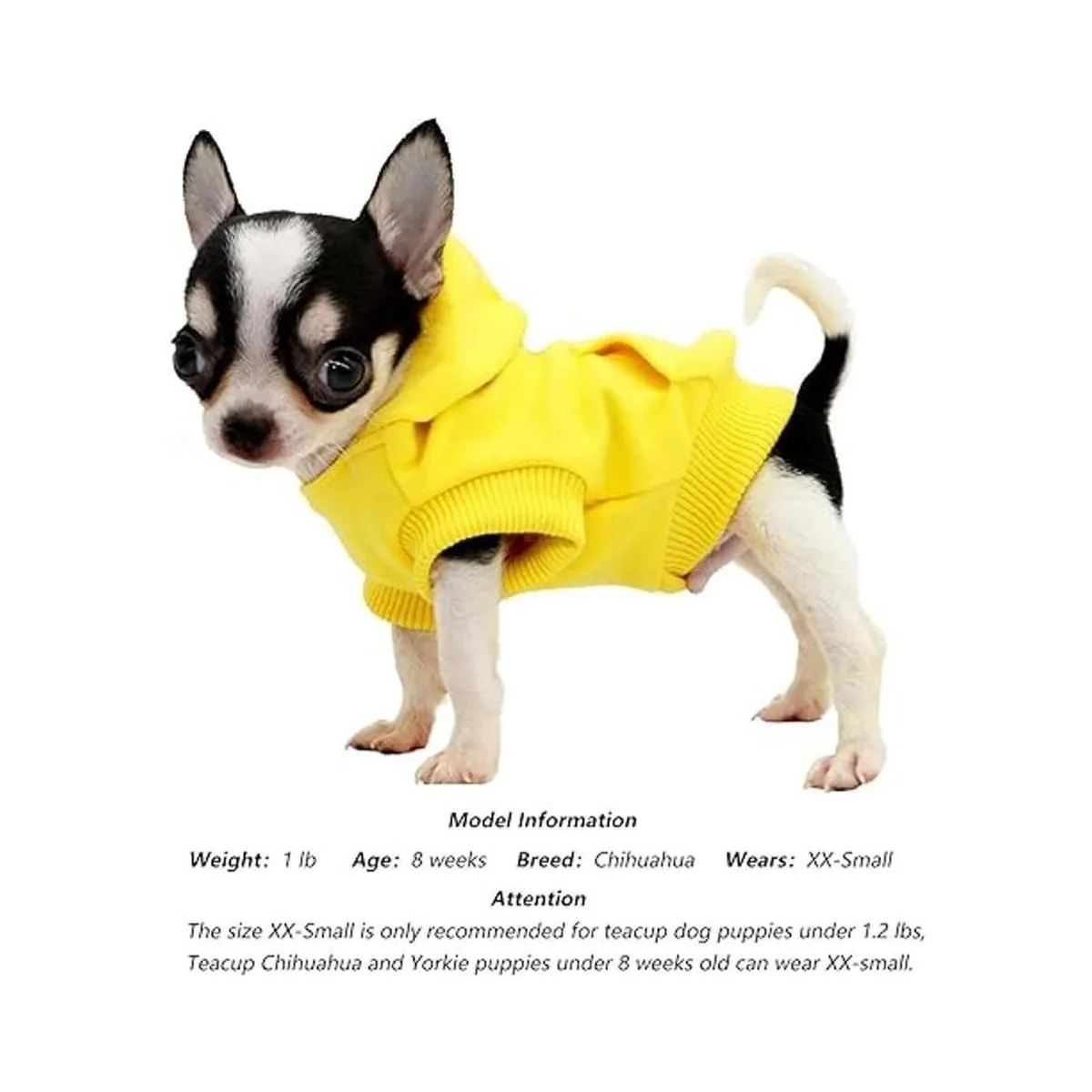 Lophipets Sudaderas de algodón con capucha para perros