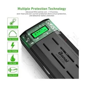 BONAI Cargador de batería inteligente para pilas_5