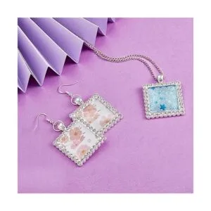 Juego de 36 bandejas para colgantes incluyendo 18 piezas