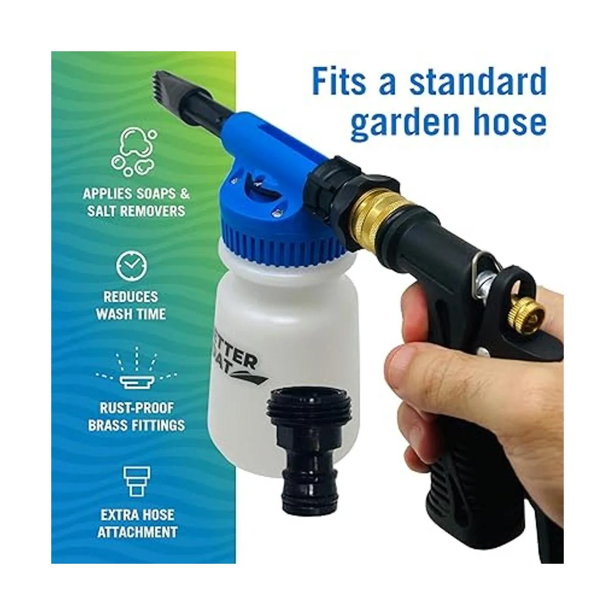 Pistola de espuma de jabón de cañón para limpieza de_2