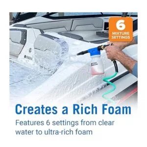 Pistola de espuma de jabón de cañón para limpieza de_3