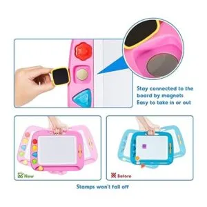 SGILE Tablero de dibujo magnético para niños tablero_3