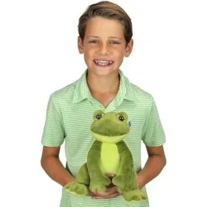 Bearington Ribbity Rana de peluche de 8.5 pulgadas_2