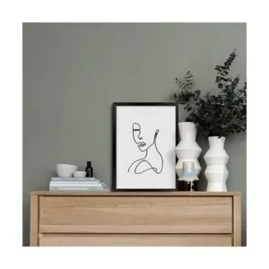 ArtbyHannah Juego de 3 arte de pared enmarcado negro de 11_3