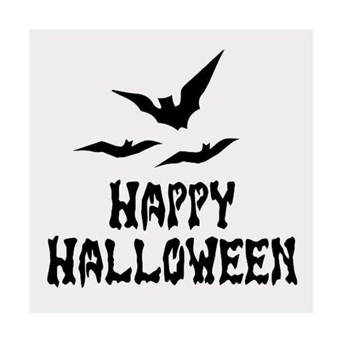 Happy Halloween Plantilla de letras grandes del alfabeto_1