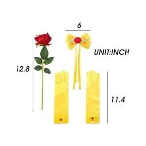 JiaDuo Accesorios de disfraz de princesa para niñas juego_6