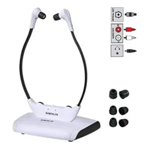 SIMOLIO Auriculares inalámbricos de TV de larga distancia_1
