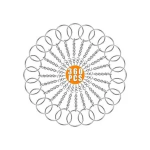 Llaveros para manualidades Flasoo 360 llaveros de resina