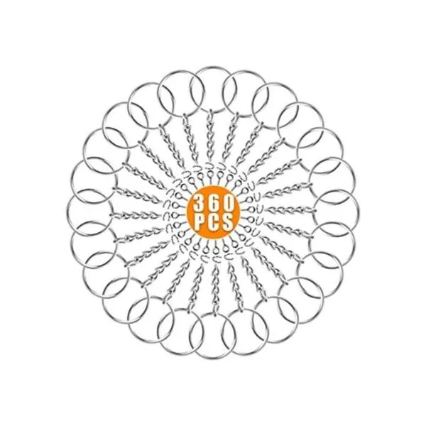 Llaveros para manualidades Flasoo 360 llaveros de resina