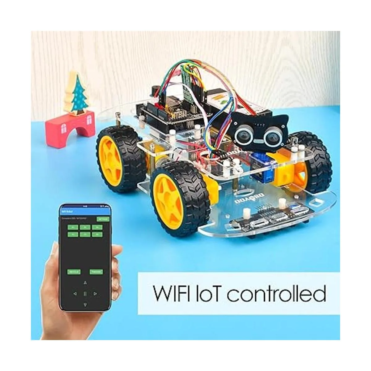 OSOYOO V2.1 Smart IOT Kit de coche robot para Arduino_2