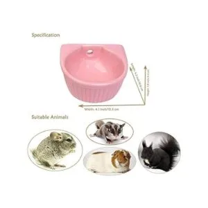 Gutongyuan Cuenco para animales pequeños comedero de