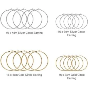 64 aretes de aro para encontrar aros hipoalergénicos